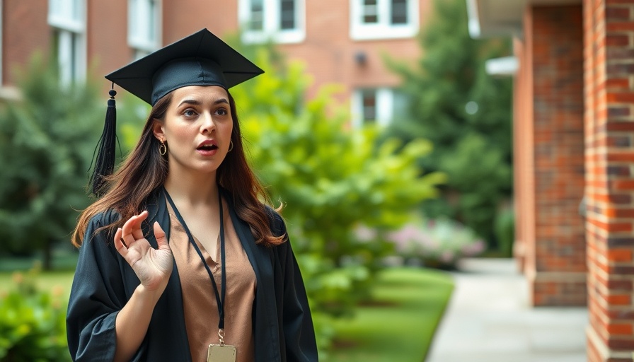Surprised graduate outside university, considering college funding decisions