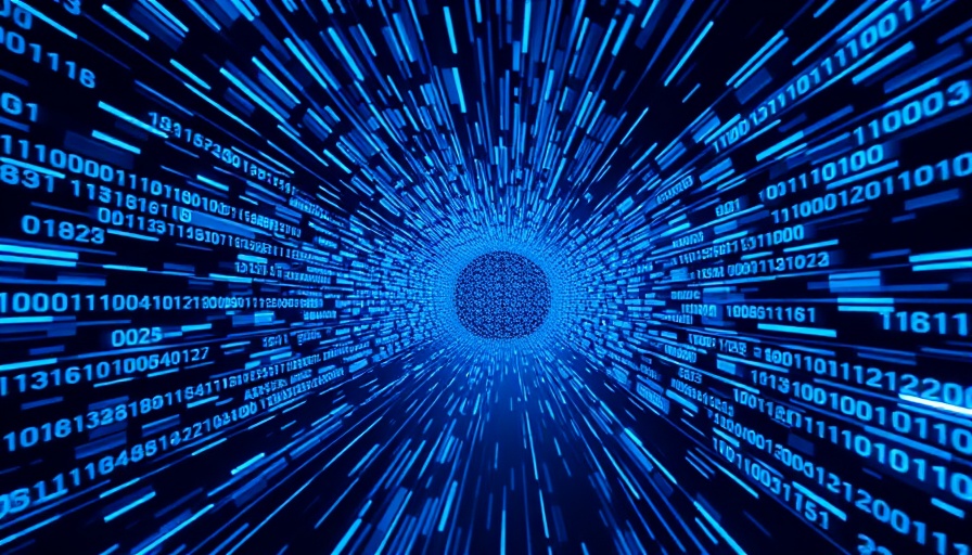 Dynamic digital matrix representing unintended consequences of IoT growth.