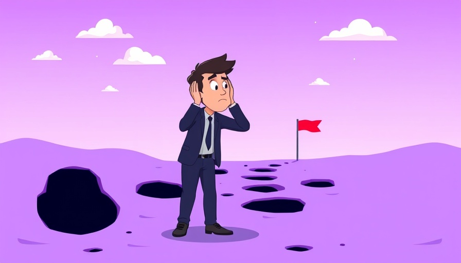 Confused businessman facing challenges in leadership misalignment.