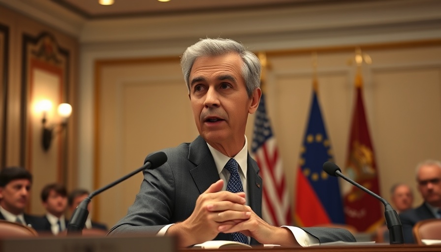 Politician at conference discussing U.S.-South Korea relations