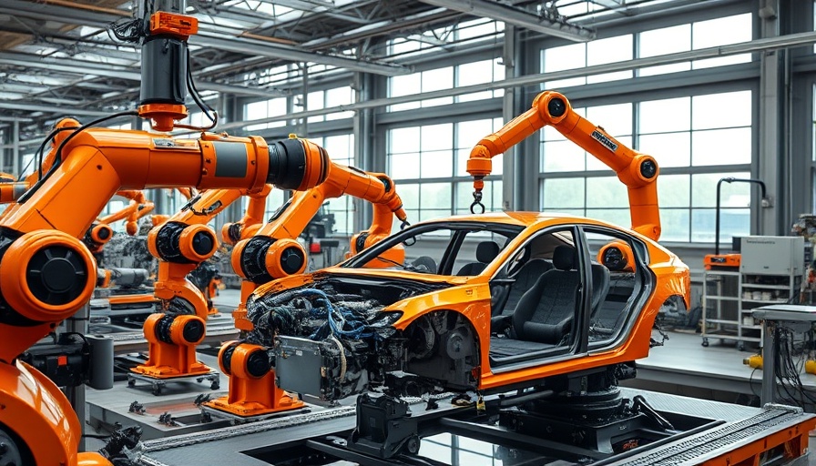 Building trust in the automotive service industry with advanced robotic assembly line.