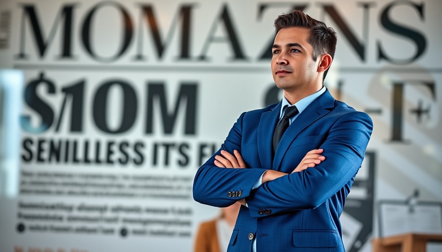 Transformational leaders 2025: Businessman on magazine cover
