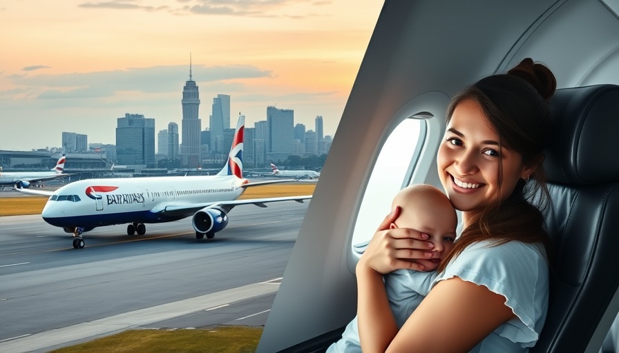 British Airways airplane and woman with baby, highlighting nursing cover incident.