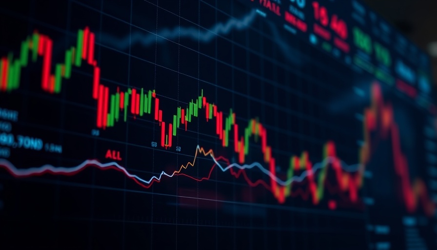 S&P 500 hikes, dynamic stock market display with graphs and numbers.