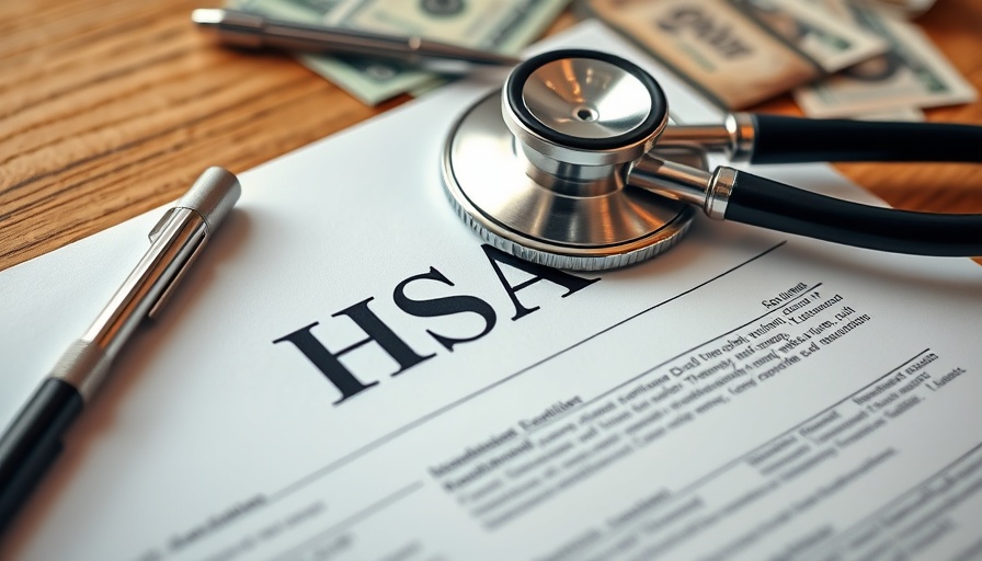 Close-up of document with stethoscope and cash symbolizing Health Savings Accounts Changes OBBBA.