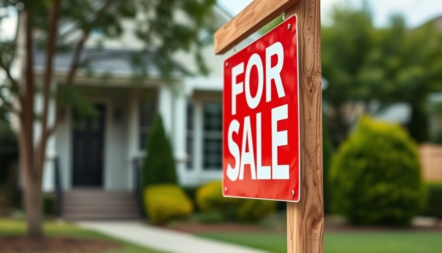 For sale sign indicating real estate market as 30-year mortgage rates drop.