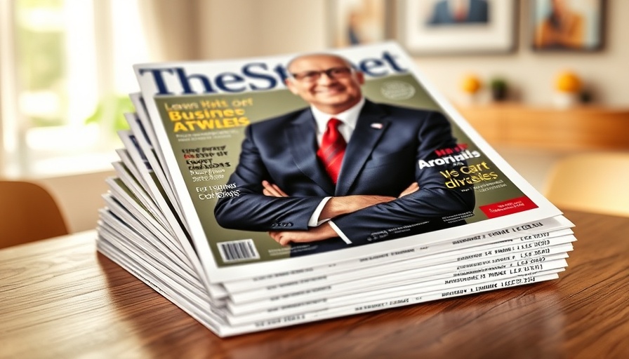 TheStreet.com Print Magazine Launch featuring a business leader on the cover.