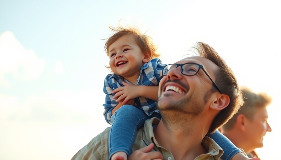 Father and child bonding outdoors, Healthy Dads Healthy Kids programme.