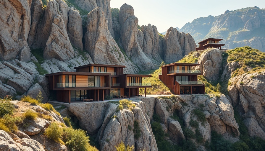 Modern architecture blends with Taiwan's Geopark.
