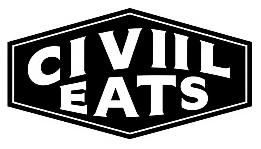 Civil Eats logo graphic, bold black and white text.