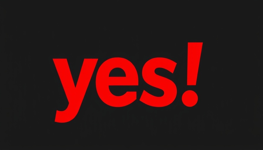 YES! approach in business graphic, bold red and white text logo.