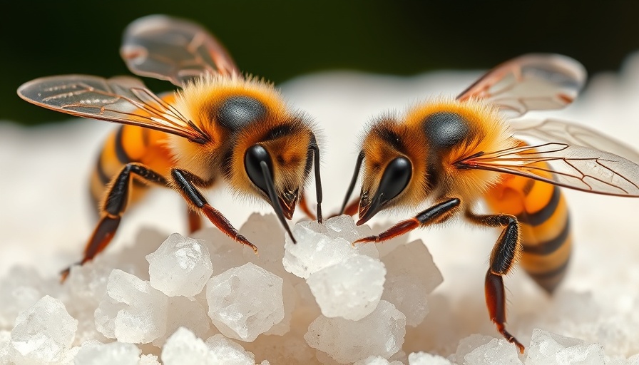 Nutritional supplement boosts honeybee colonies as bees forage.