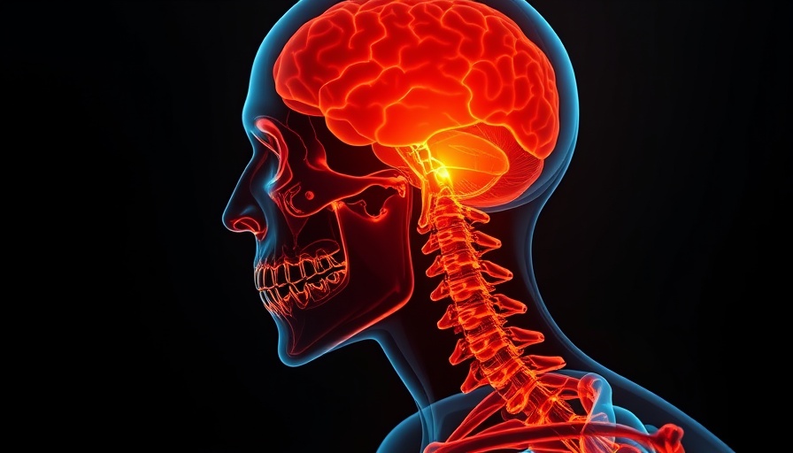 3D illustration human skeleton with highlighted pain, new drug for pain management.