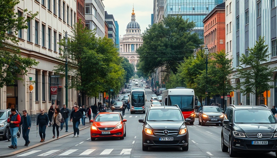Efficient Helsinki street scene illustrating traffic safety success.