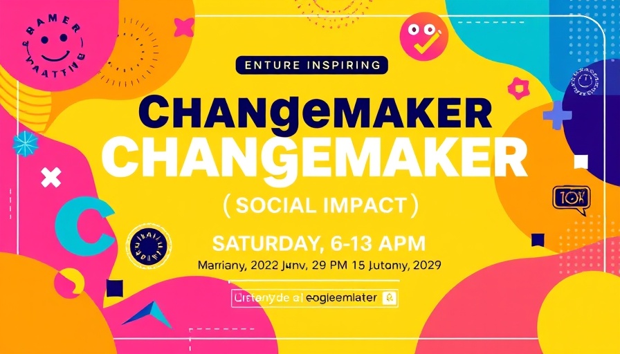 Poster for changemaking event India 2025, showcasing changemakers.