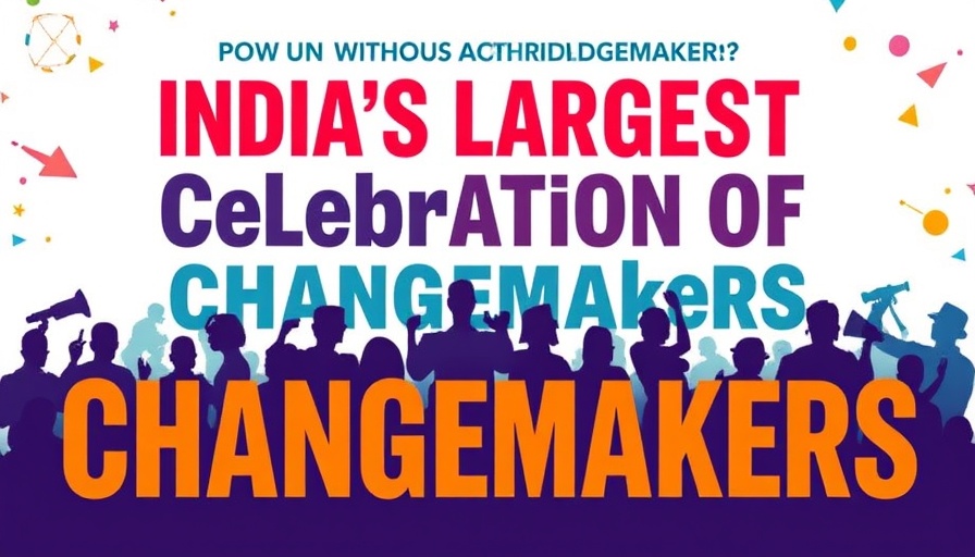 Promotional graphic for changemakers event on redefining childhood with empathy.