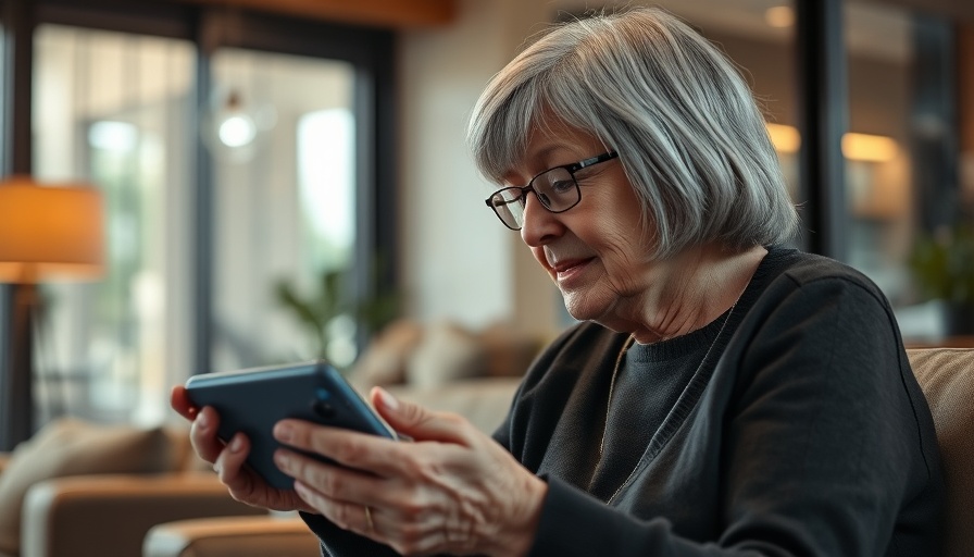 AI helps Sarah speak her own voice using assistive device in conversation.