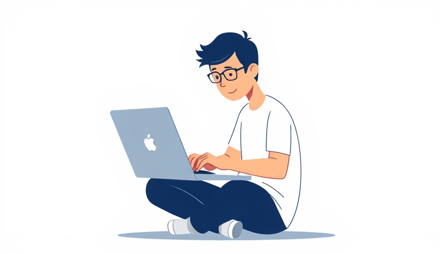 Abstract design of person on laptop related to CTIO appointment
