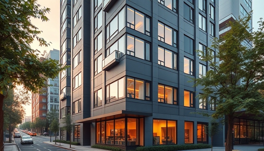 Modern residential building representing affordable housing transformation.