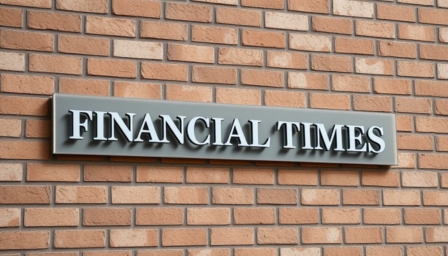 Financial Times sign on brick wall, related to The Next Web Conference Closure.