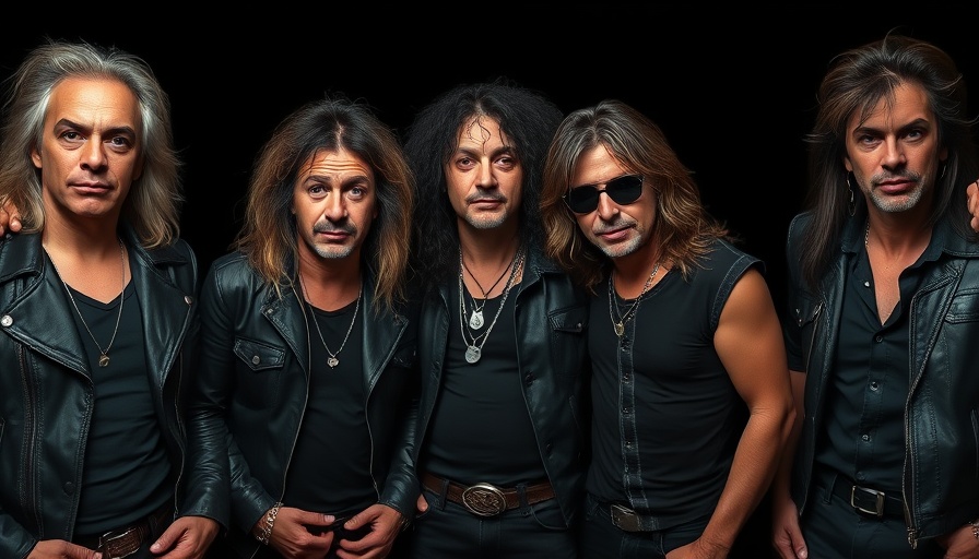Zulu Rendition of Bohemian Rhapsody, iconic band pose in dramatic lighting.