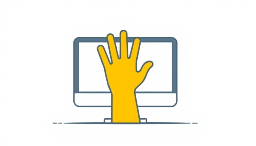 Abstract illustration depicting cryptocurrency trends with a hand on a screen
