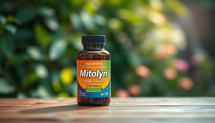 Colorful Mitolyn bottle on table, Mitolyn Reviews and Complaints 2025.