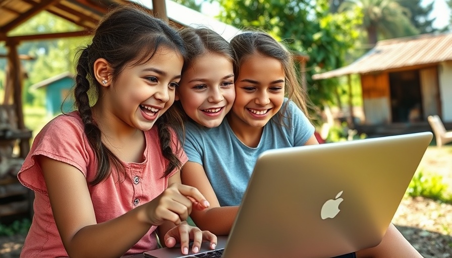 Free YouTube Channels for Rural Students India, girls learning on laptop with interest.