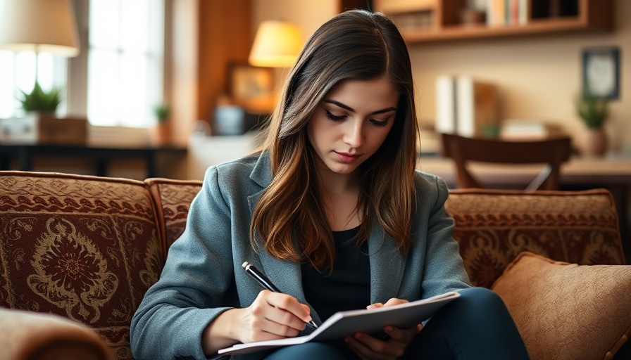Real estate reporter takes notes in office, leaving Chicago Tribune.