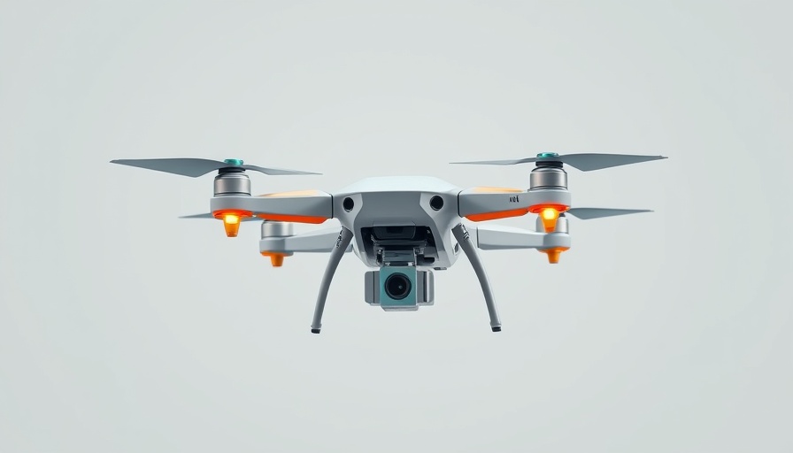 Sleek drone with payload box for life-saving deliveries