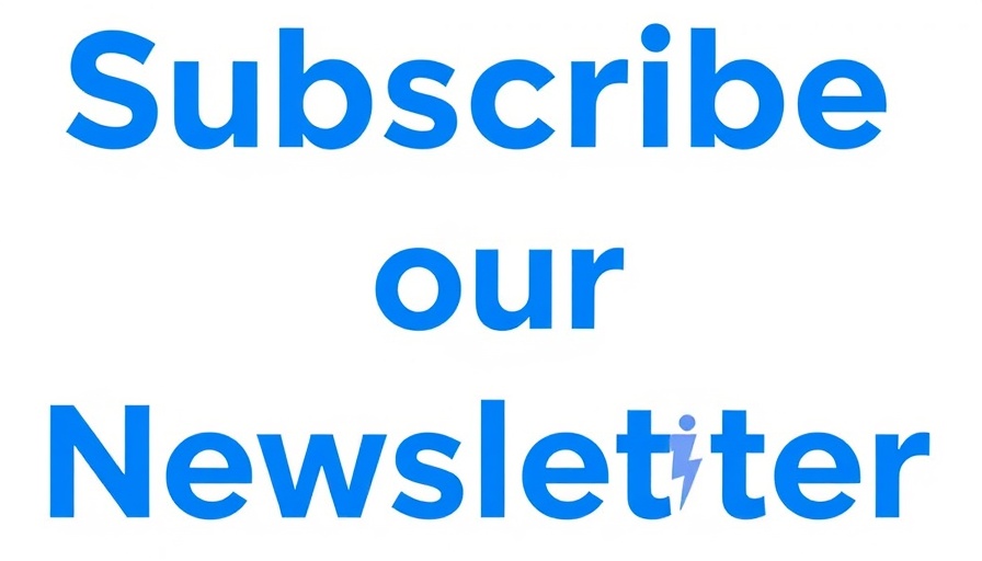 Bold subscribe to our newsletter text on white.