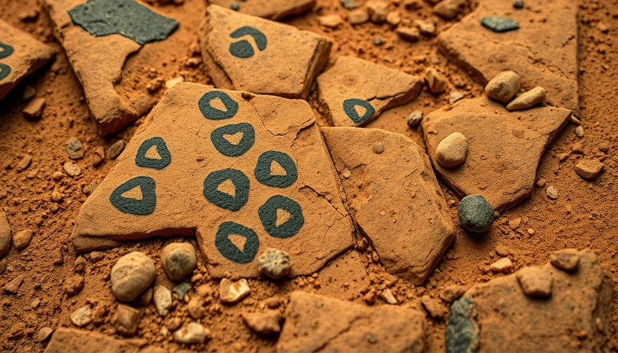 Mars leopard-spot rocks indicating potential ancient life, close-up shot.
