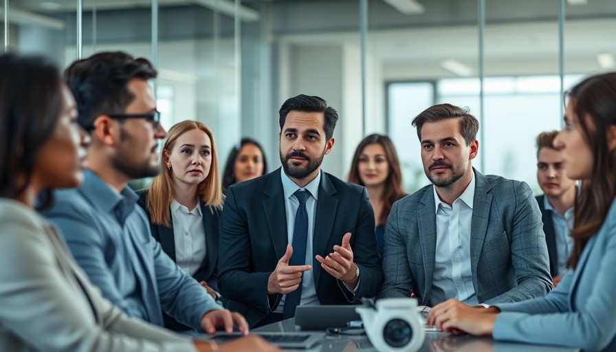 AI is reshaping companies with collaborative team meetings.