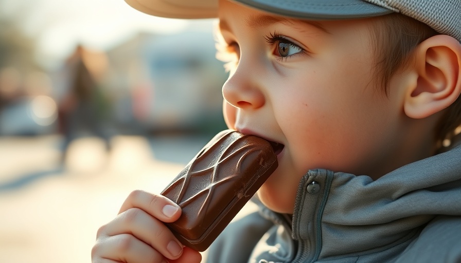 Child eating ice cream bar highlighting Europe's Obesity Strategy.