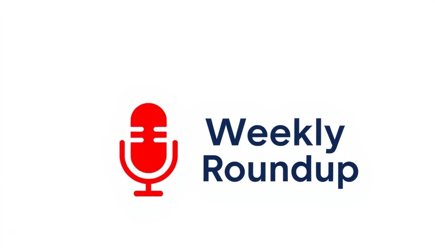 Logo of The Optimist Daily Weekly Roundup, simplified microphone design.