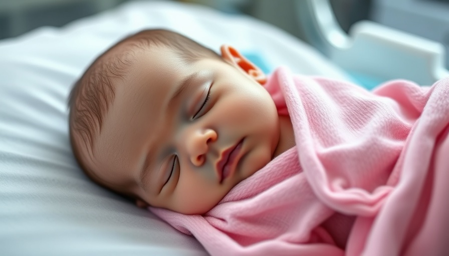 Micro-Preemie Success Story: Newborn in pink robe peacefully sleeping.