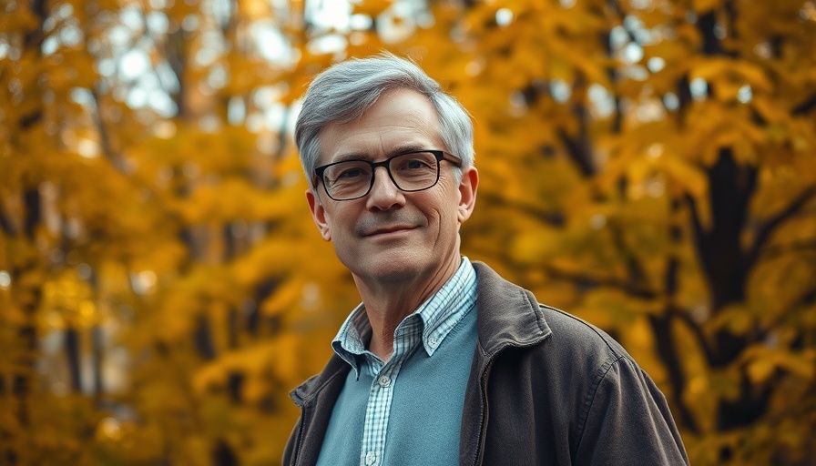 Middle-aged man outdoors in autumn, Jonathan Clements personal finance column.