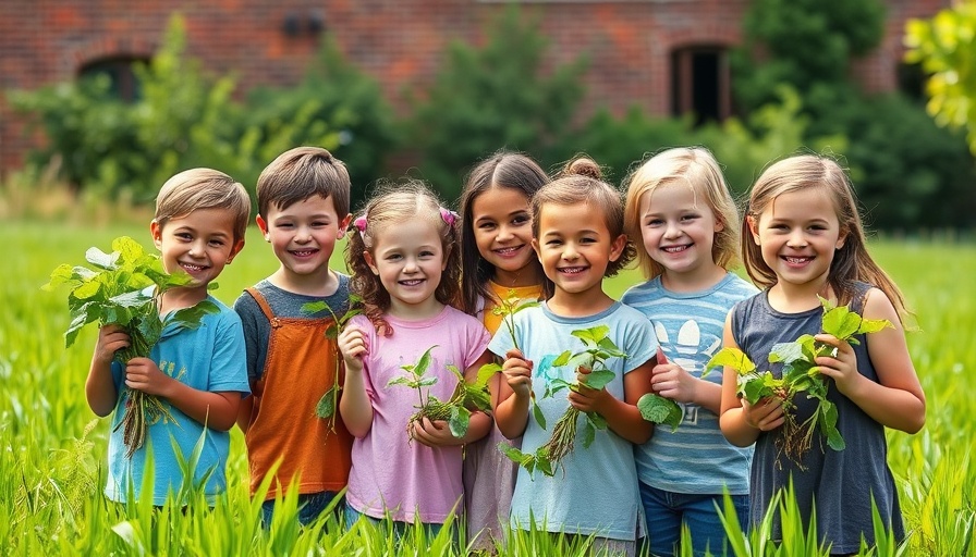 Impact of farming education on children during outdoor activity.