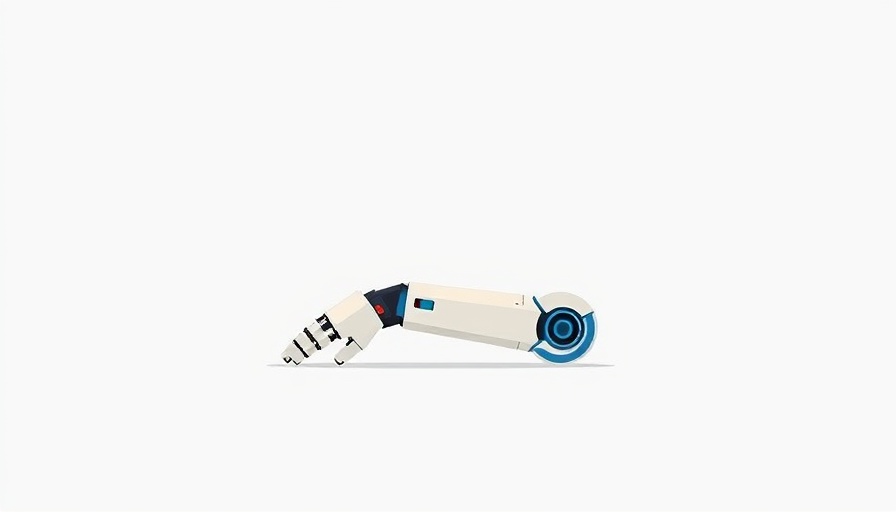 Abstract robotic arm symbolizing decline in robot implementation in EU automotive industry.