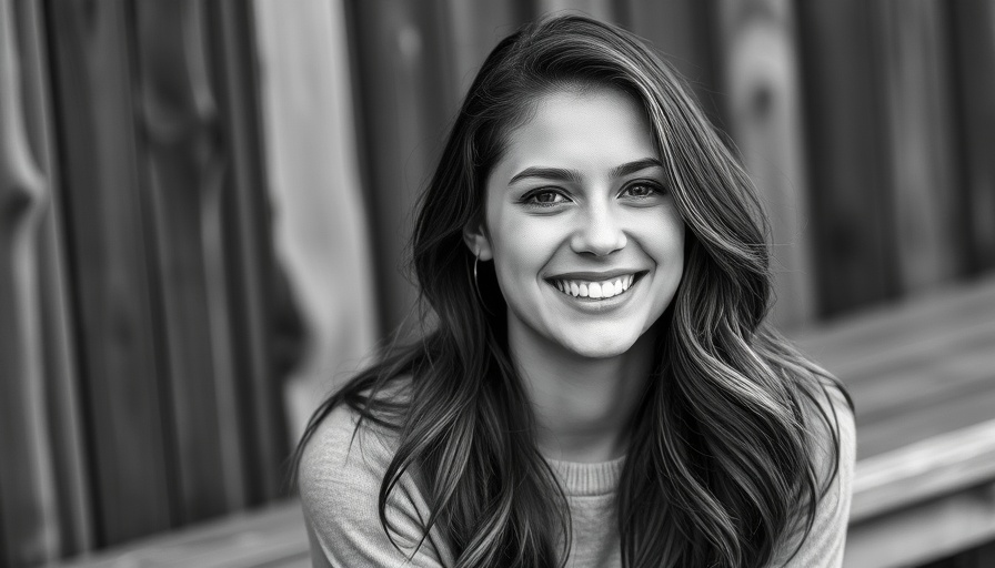 Aimee Keane Bloomberg Podcast Executive Producer smiling in monochrome.