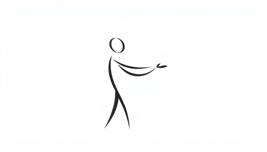 Abstract illustration symbolizing AI-powered arbitration, resembling a negotiation figure.