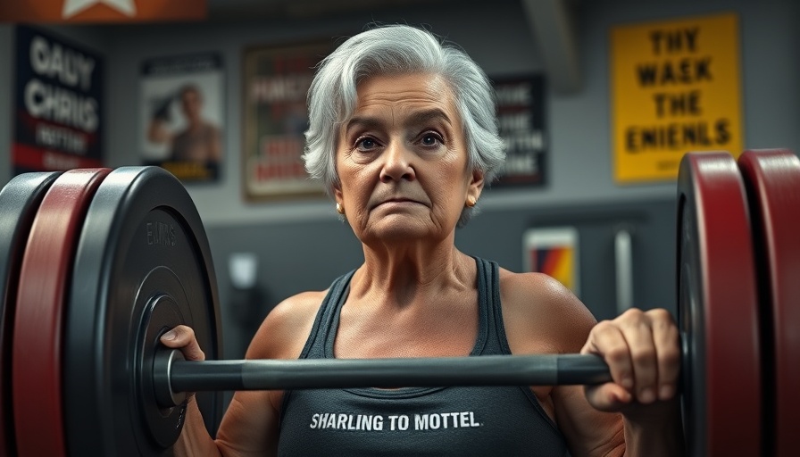 75-year-old powerlifter focuses during World Championships workout.