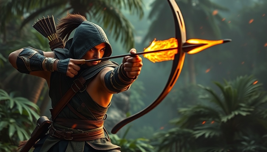 Avatar Fire and Ash Trailer scene with warrior firing arrow.