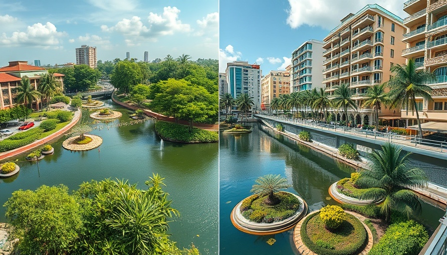 Reviving Hauz-i-Shamsi Reservoir before and after.