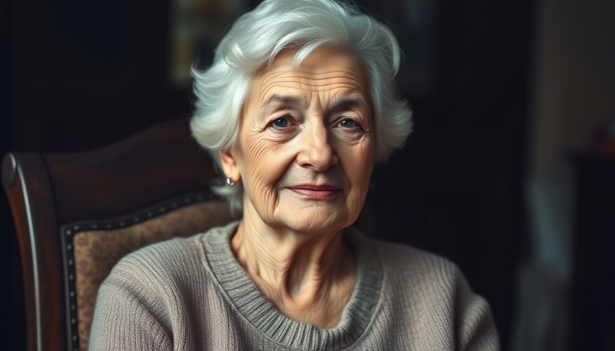 Jane Goodall legacy - elderly woman with gentle smile indoors.
