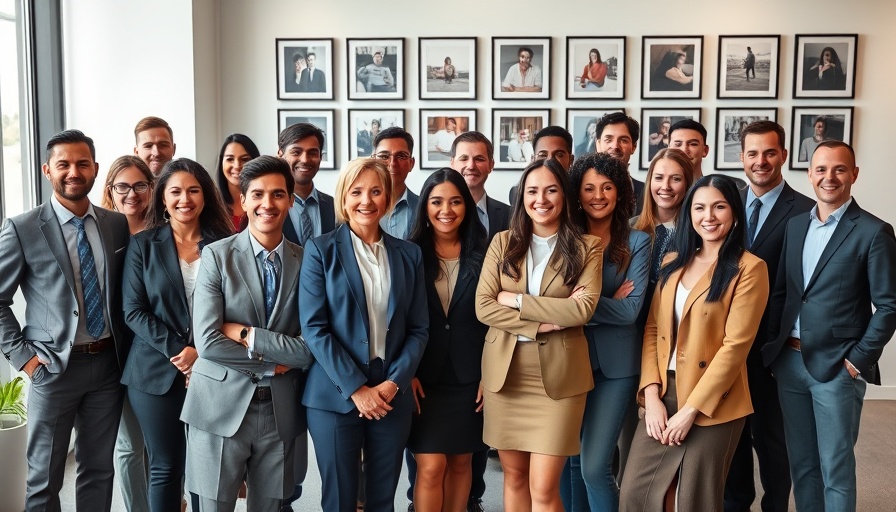Diverse professionals in modern office, reflecting real-time brand strategy.