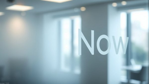 Close-up of MS NOW logo on frosted glass surface.