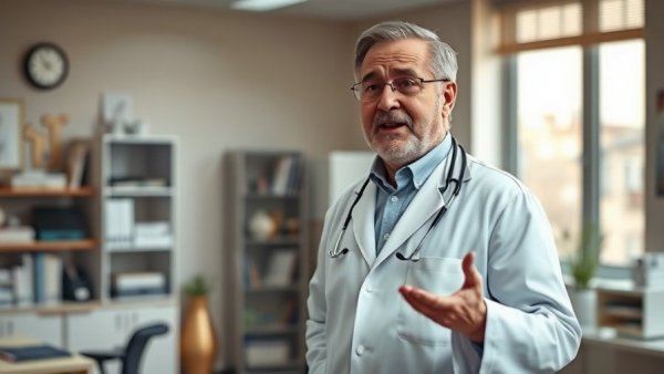 ESPN March Madness Pharma Spoof scene with bracketologist in a clinic.