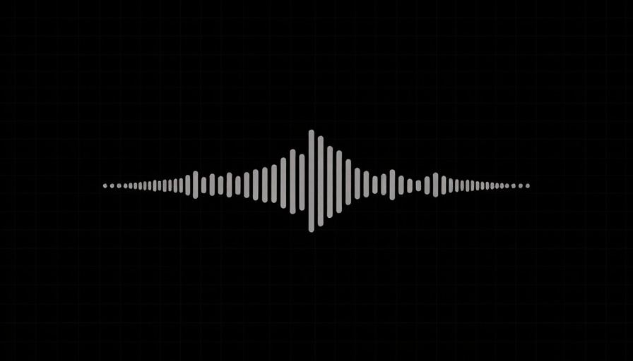 Minimalistic muted audio symbol on dark background, graphic icon.