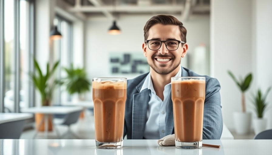 Shake Shack Chief Brand Officer smiling, chocolate shake.